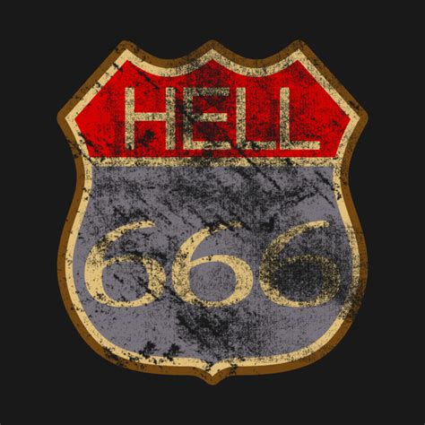 hell 666 - Route 66 - T-Shirt | TeePublic