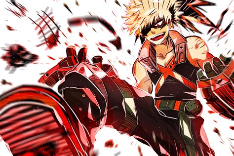 Katsuki Bakugou HD Wallpaper from My Hero Academia by AMIMA