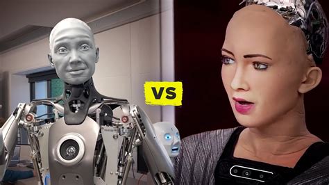 Ameca vs. Sophia; Lifelike vs. AI - Robots of CES - Go IT