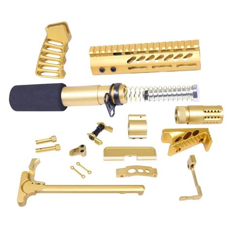 Guntec USA AR-15 Ultimate Pistol Kit (Anodized Gold) - Tactical Transition