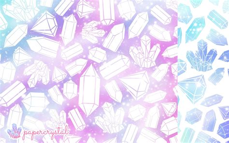 Free Printable Origami Paper - Crystal Galaxy Pattern - Paper Kawaii