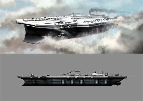 Elysa Dreadnought Archangel - Super Carrier by Lionel23 | (科幻戰艦 ...