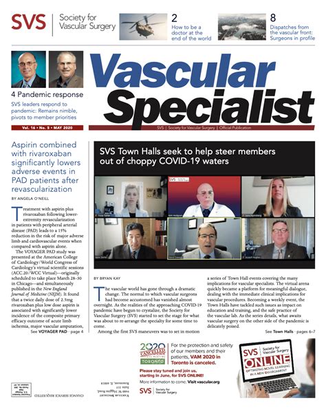 Vascular Specialist–May 2020