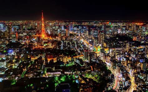 Tokyo Skyline at Night Wallpapers - Top Free Tokyo Skyline at Night ...