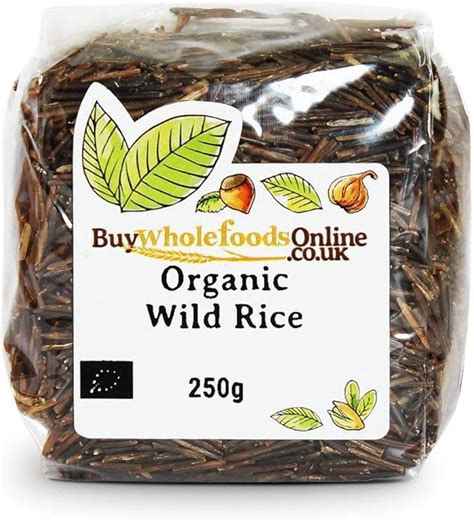 Organic Wild Rice 250g (Buy Whole Foods Online Ltd.): Amazon.co.uk: Grocery