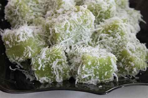 Kuih Kaswi Pandan Sedap - Azie Kitchen