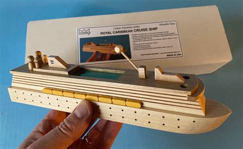 Wooden TOY Royal Caribbean CRUISE SHIP ocean liner model with | Etsy