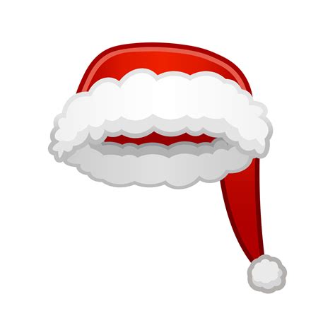 Santa Claus Christmas hat Large size of emoji 14171938 Vector Art at ...