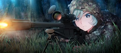 Anime Girl With Sniper Wallpapers - Wallpaper Cave