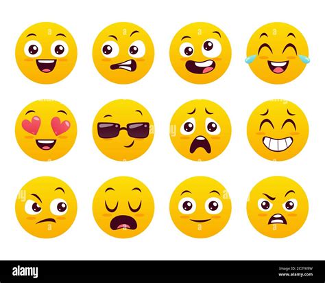 Emojis vector vectors Cut Out Stock Images & Pictures - Alamy