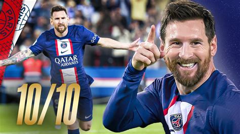 Lionel Messi 10 Goals/10 Assists In Ligue 1