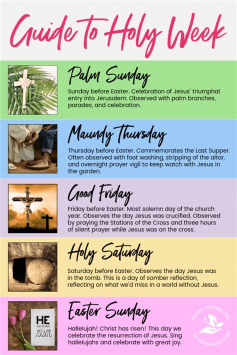 10 Holy Week Activities To Make Easter More Joyful | Prayer & Possibilities