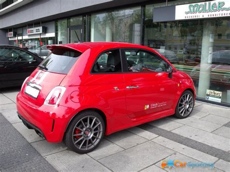 Fiat 500 Abart Ferrari Red | Photoshop tuning- Virtual tuning