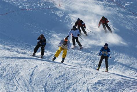 Extreme ski contest editorial stock image. Image of male - 6709104