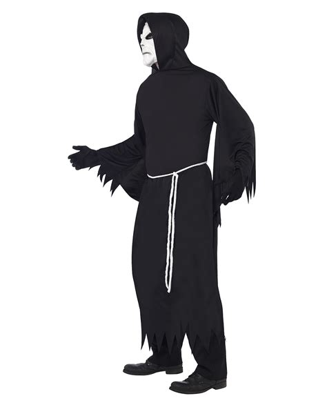 Grim Reaper Costume | Grim Reaper Hooded Cape black | horror-shop.com