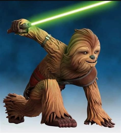 Wookiee Jedi and Their Lightsabers - Bossk's Bounty