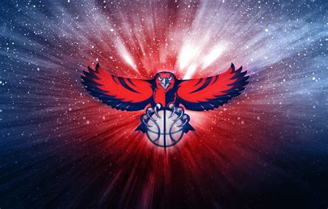 Wallpaper The ball, Basketball, Background, Hawks, Atlanta Hawks, NBA ...