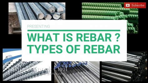 What is Rebar? / Types of steel Rebar / Steel reinforcement bar - YouTube