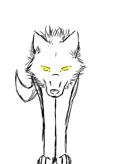 Simple Wolf Sketch by dkPally on DeviantArt