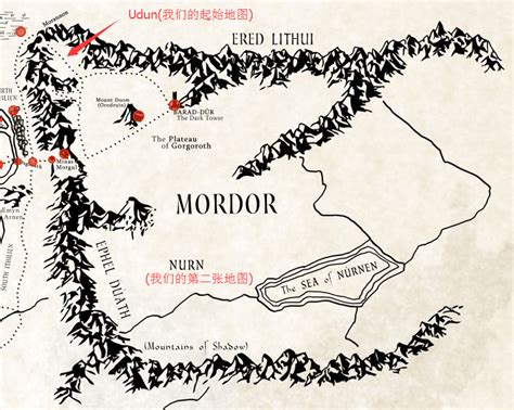 How did Talion come from Udun to Nurn? The distance between these two ...