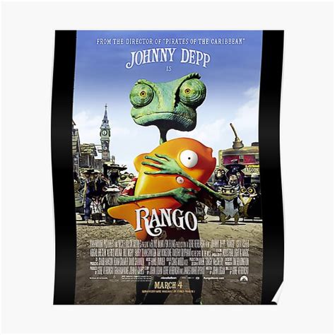 "Movie Poster Merchandise Rango" Poster for Sale by elmafuentesz ...