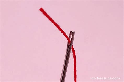 How to Thread a Needle - Easiest Way to Thread & Knot! | TREASURIE