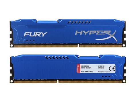 HyperX FURY 16GB (2 x 8GB) DDR3 1600 (PC3 12800) Desktop Memory Model ...