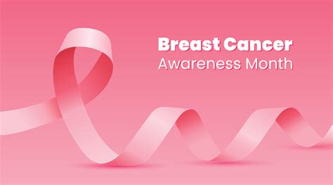 Posters for breast cancer awareness month in october 2023. Realistic ...