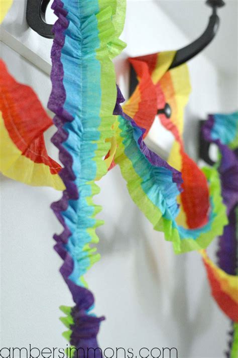 DIY Ruffled Streamers - TGIF - This Grandma is Fun