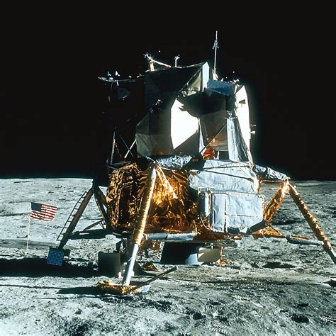 Lunar Module On The Moon Photograph by Stocktrek