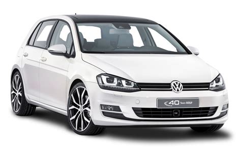 White Volkswagen Golf Car PNG Image - PurePNG | Free transparent CC0 ...