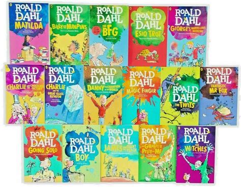 Roald Dahl Collection Phizz Whizzing 16 Classic Story Books Box Set ...