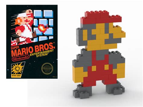 LEGO MOC 8-bit Super Mario Bros Sprite (Idle) by Neits89 | Rebrickable ...