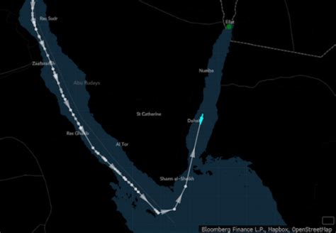 Oil tanker sails to Israeli Red Sea port to avoid conflict