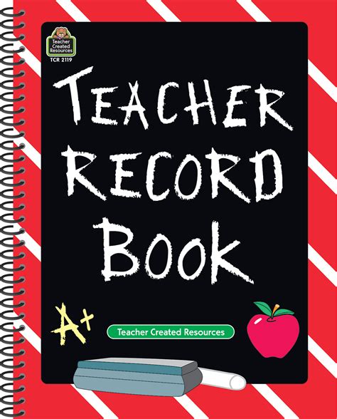 Chalkboard Teacher Record Book - TCR2119 | Teacher Created Resources