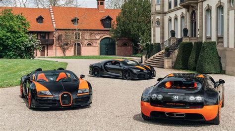 BUGATTI collector owns all WORLD RECORD EDITION models - VMax.si