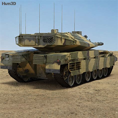 Merkava Mark IV 3D model - Hum3D