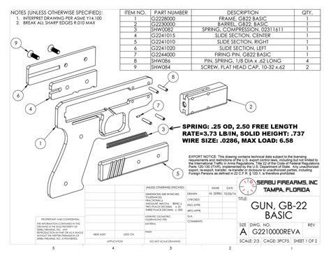 Parts & Accessories - Serbu Firearms, Inc.