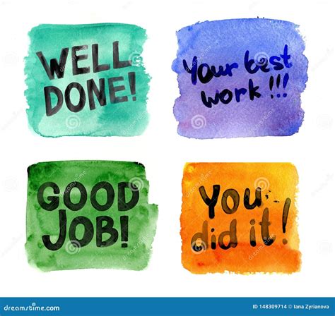 Well Done Stamp Cartoon Vector | CartoonDealer.com #153290117