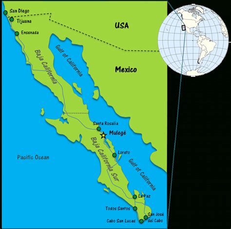 La Paz Baja California Map | Printable Maps