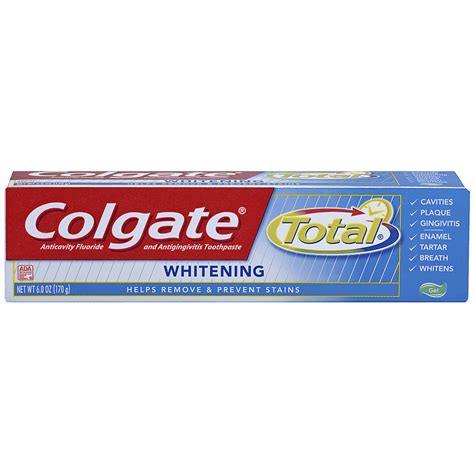 Colgate Total Whitening Gel Toothpaste - 6 oz - Walmart.com