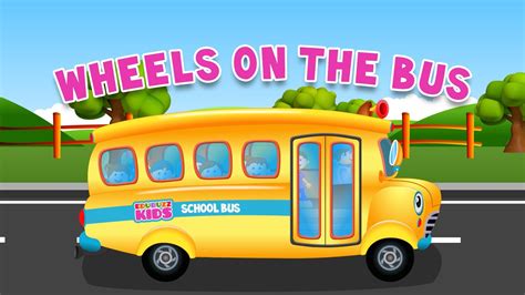 Wheels on the Bus Go Round and Round Nursery Rhyme for Children ...