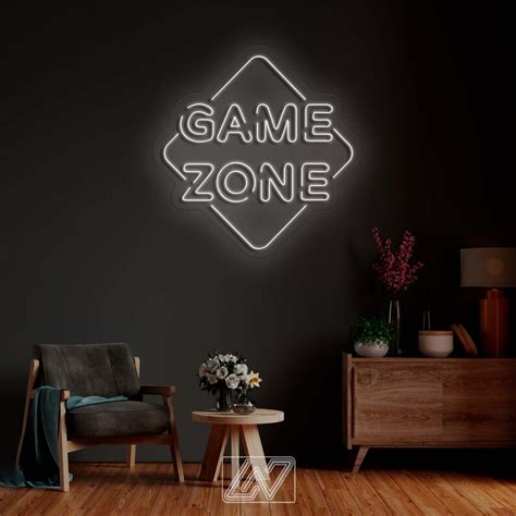 Game Zone LED Neon Sign Games Neon Sign Games Character - Etsy