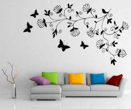 Wall Art Ideas Bedroom Simple Wall Drawing