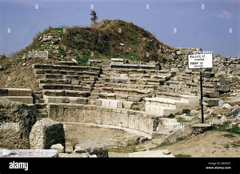 geography / travel, Turkey, Troy (Hisarlik), excavations, Troy IX (85 ...