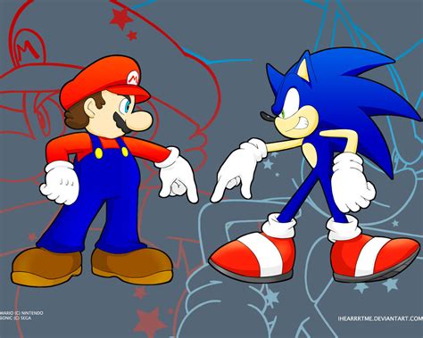 Mario and Sonic - Sonic-Crossover Wallpaper (18300412) - Fanpop