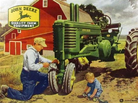 John Deere Vintage Looking 9 X 12 Aluminum Sign Tractor Decor - Etsy