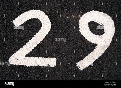 the number 29 Stock Photo - Alamy