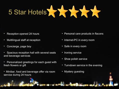 Significance of Hotel Star ratings