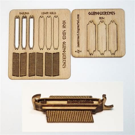 2mm scale Quinqueremes | LaserCast